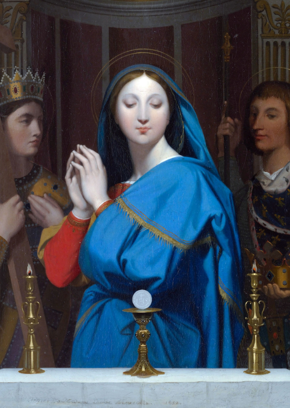 Kunstkaart 'De Maagd' van Jean-Auguste-Dominique Ingres - Wenskaarten Wenskaarten - Kunstkaart 'De Maagd' van Jean-Auguste-Dominique Ingres