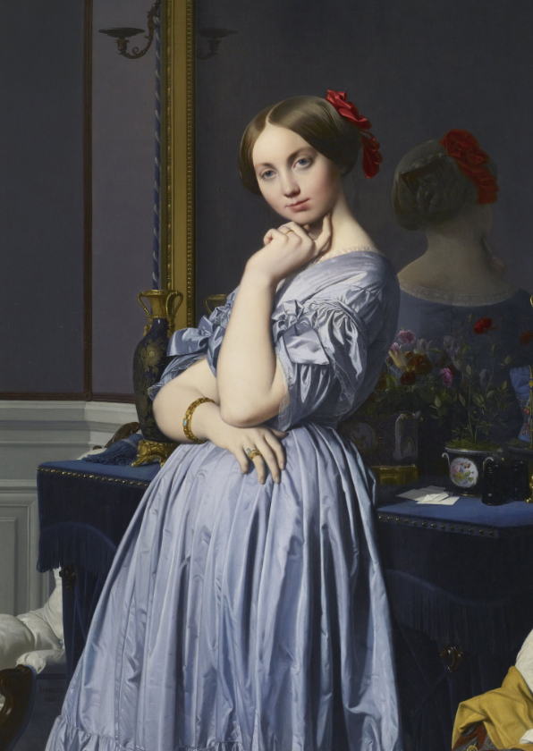 Kunstkaart van Jean-Auguste-Dominique Ingres. Comtesse - Wenskaarten Wenskaarten - Kunstkaart van Jean-Auguste-Dominique Ingres. Comtesse