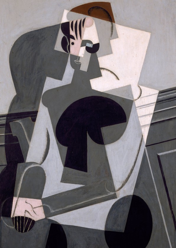 Kunstkaart van Juan Gris. Portret van een vrouw - Wenskaarten Wenskaarten - Kunstkaart van Juan Gris. Portret van een vrouw