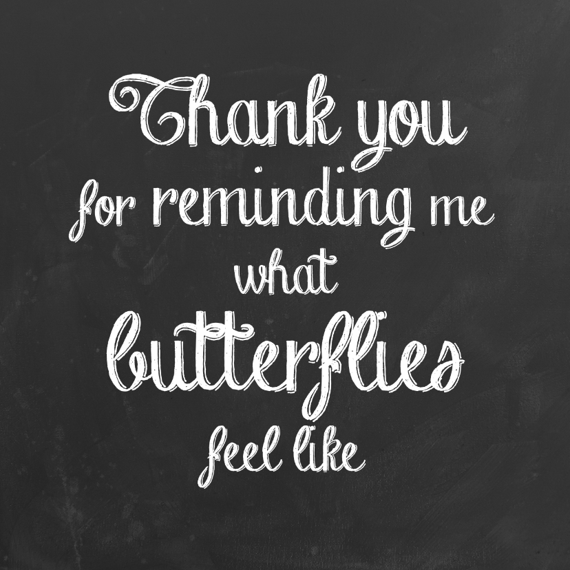 Wenskaarten - Liefde kaart - Butterflies