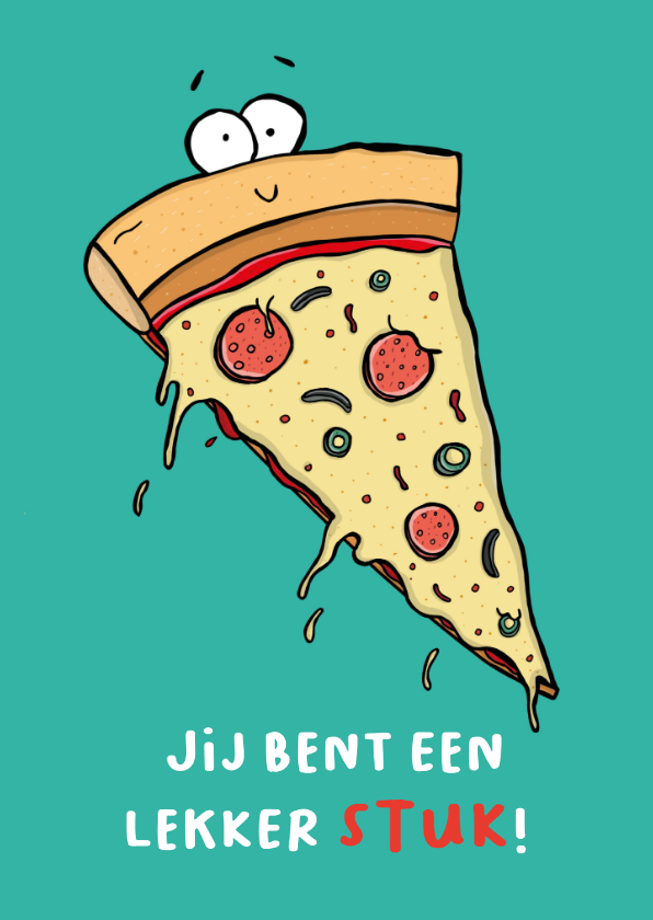 Wenskaarten - Liefde kaart lekker stuk...!