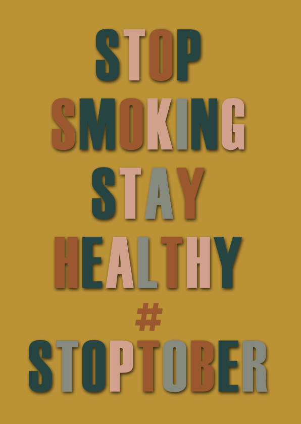 Wenskaarten - Stoptober kaart