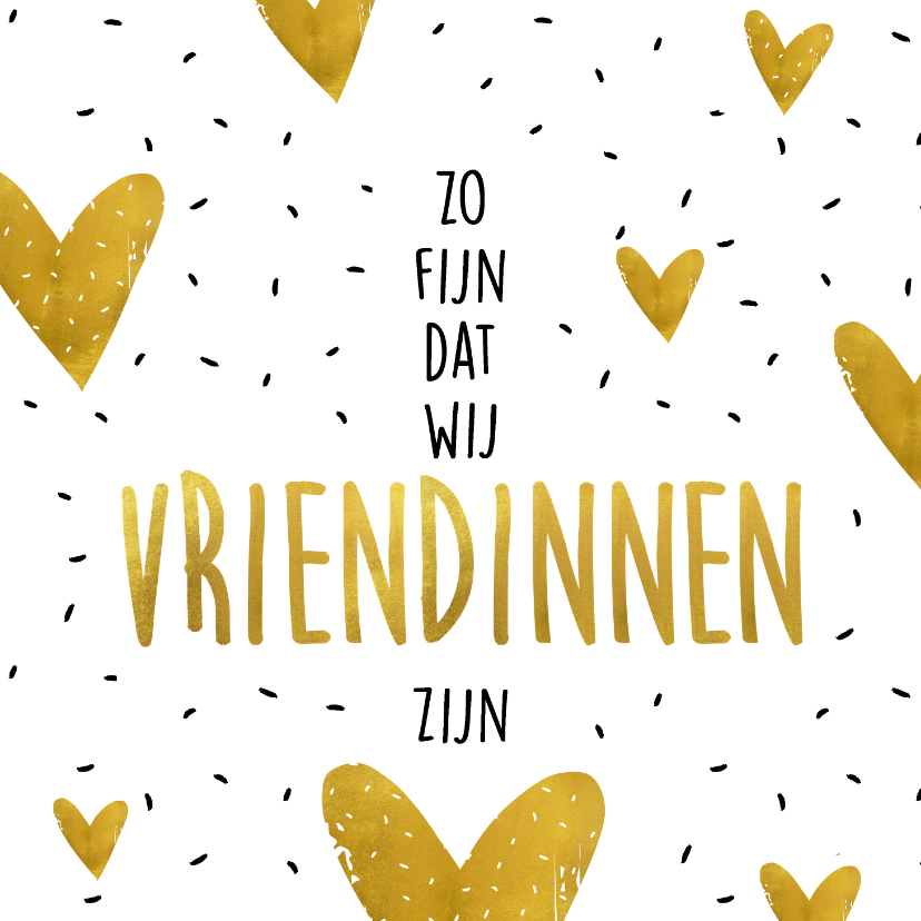 Wenskaarten - Vriendschapskaart zo fijn dat we vriendinnen zijn
