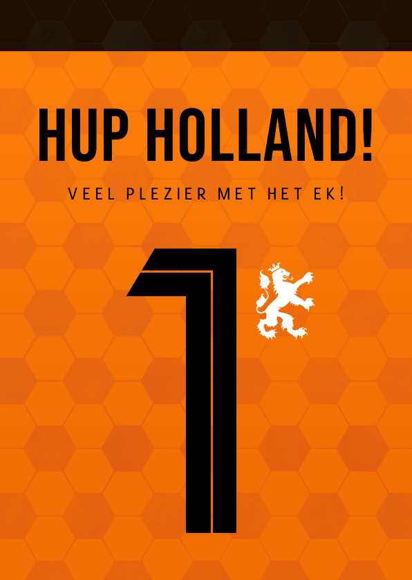 Wenskaart - veel plezier met het EK voetbal - Wenskaarten Wenskaarten - Wenskaart - veel plezier met het EK voetbal