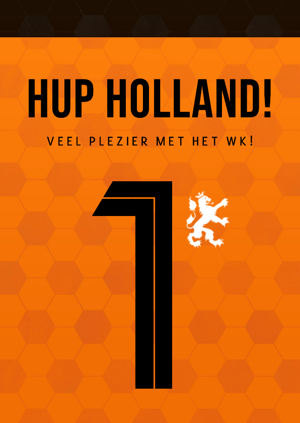 Wenskaarten - Wenskaart - veel plezier met het WK voetbal 