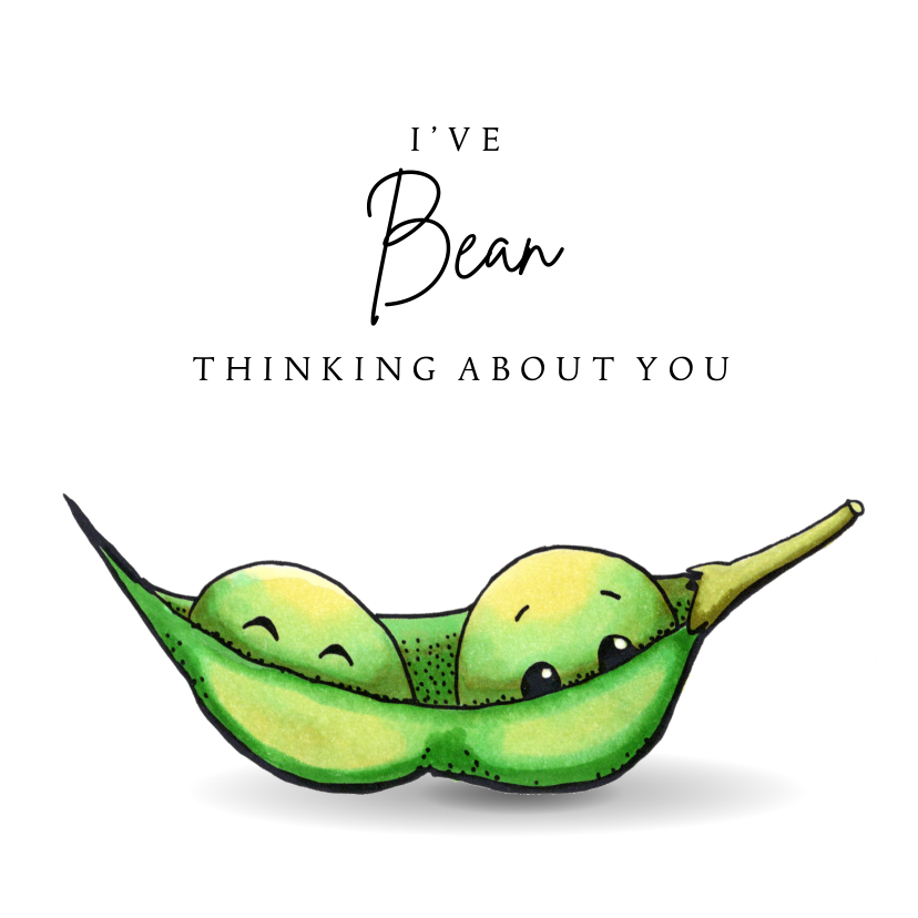 Wenskaarten - Zomaar kaart I've bean thinking about you