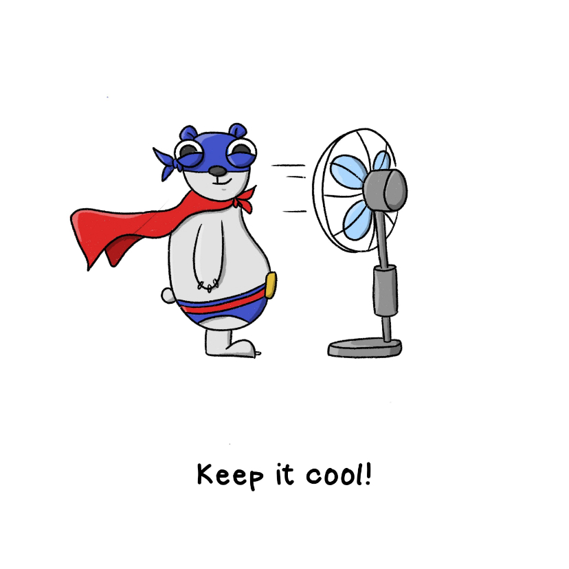 Wenskaarten - Zomaarkaartje Keep it cool kaart