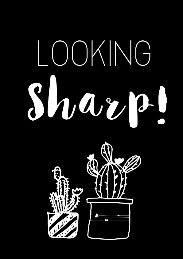 Woonkaart: Looking sharp - Woonkaarten Woonkaarten - Woonkaart: Looking sharp