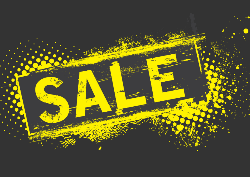 Zakelijke kaarten - Maling sale yellow
