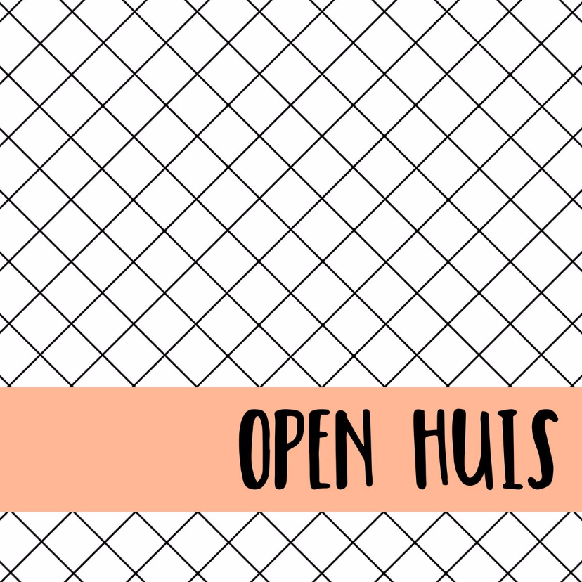 Open huis kaart - Zakelijke kaarten Zakelijke kaarten - Open huis kaart
