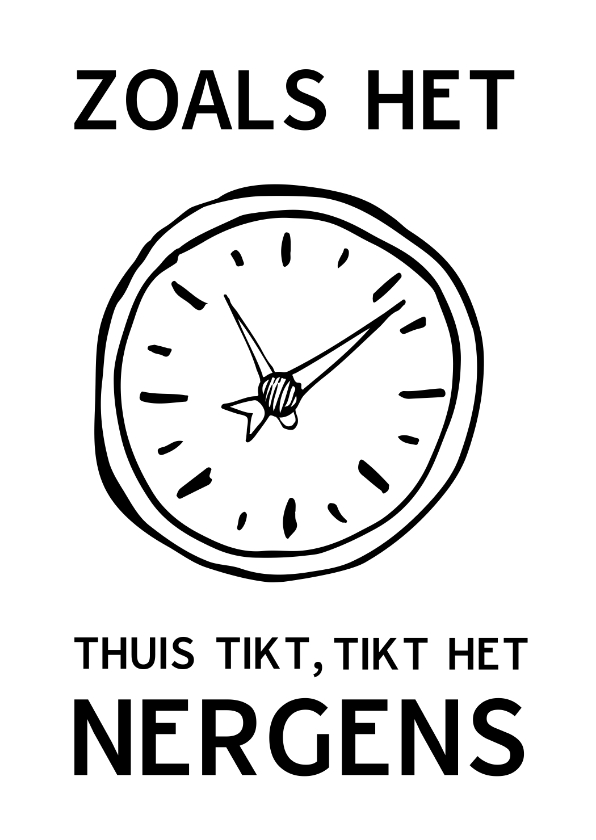 Zakelijke kaart met humor voor thuiswerken of beterschap - Zakelijke kaarten Zakelijke kaarten - Zakelijke kaart met humor voor thuiswerken of beterschap