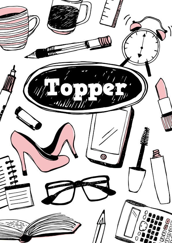 Zakelijke kaarten - Zakelijke kaart topper van kantoor 