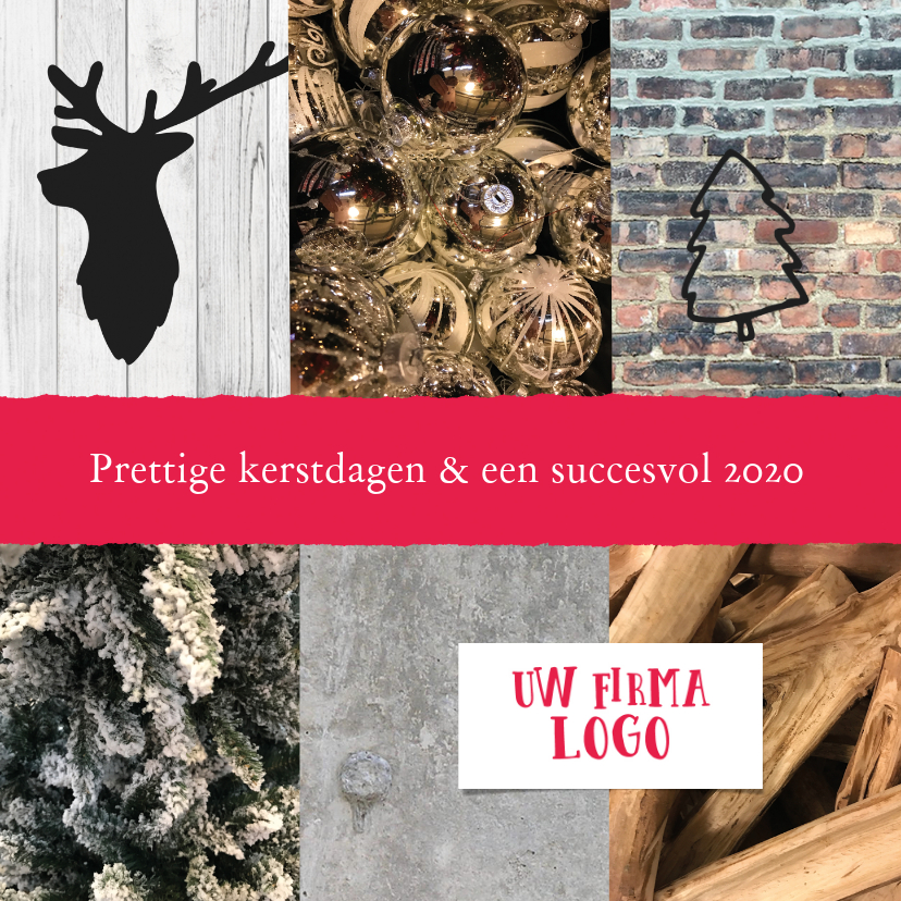 Bedankt voor de samenwerking - Zakelijke kerstkaarten Zakelijke kerstkaarten - Bedankt voor de samenwerking