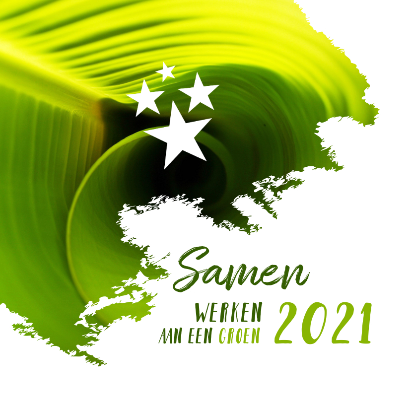 Kerst zakelijk samen werken aan een groen 2020 - Zakelijke kerstkaarten Zakelijke kerstkaarten - Kerst zakelijk samen werken aan een groen 2020