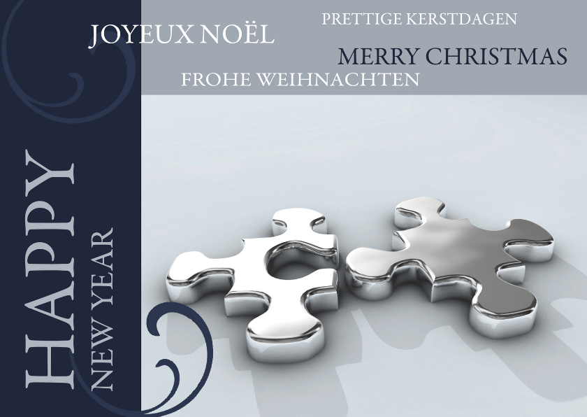 Kerstkaart Happy New Year! - Zakelijke kerstkaarten Zakelijke kerstkaarten - Kerstkaart Happy New Year!