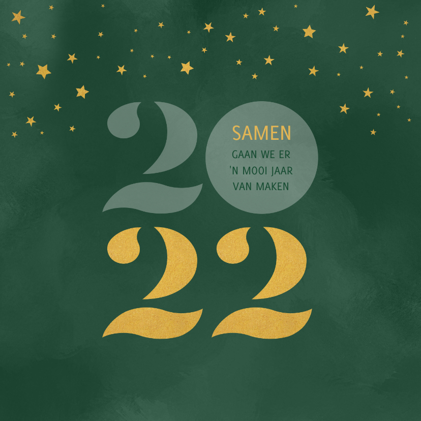 Kerstkaart Samen gaan we er een mooi jaar van maken - Zakelijke kerstkaarten Zakelijke kerstkaarten - Kerstkaart Samen gaan we er een mooi jaar van maken