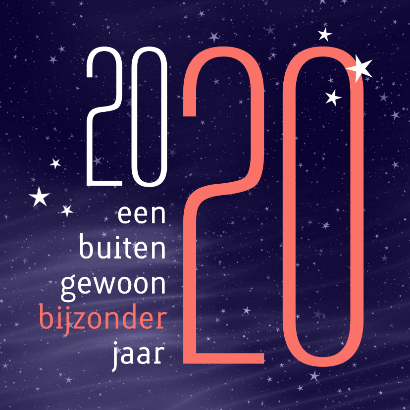 Kerstkaart zakelijk Een buitengewoon bijzonder jaar - Zakelijke kerstkaarten Zakelijke kerstkaarten - Kerstkaart zakelijk Een buitengewoon bijzonder jaar