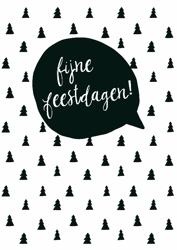 Kerstkaart zakelijk zwartwit - WW - Zakelijke kerstkaarten Zakelijke kerstkaarten - Kerstkaart zakelijk zwartwit - WW