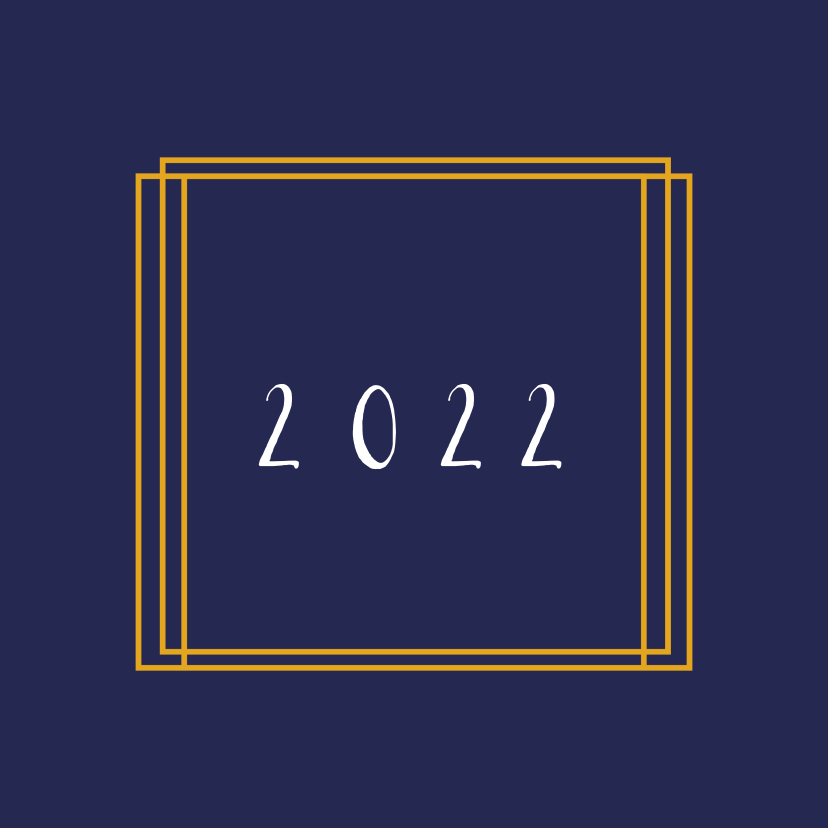 Moderne kerstkaart goud met eigen logo - Zakelijke kerstkaarten Zakelijke kerstkaarten - Moderne kerstkaart goud met eigen logo