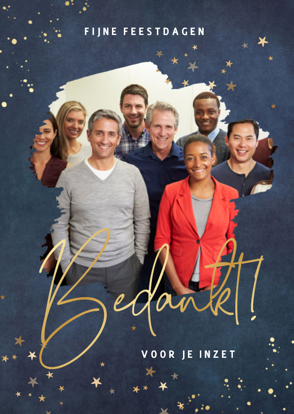 Stijlvolle zakelijke kerstkaart bedankje medewerkers - Zakelijke kerstkaarten Zakelijke kerstkaarten - Stijlvolle zakelijke kerstkaart bedankje medewerkers