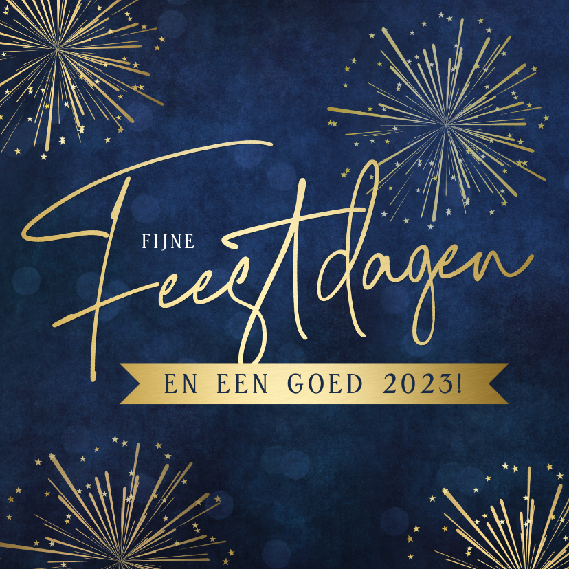 Stijlvolle zakelijke kerstkaart met fijne Kaartje2go