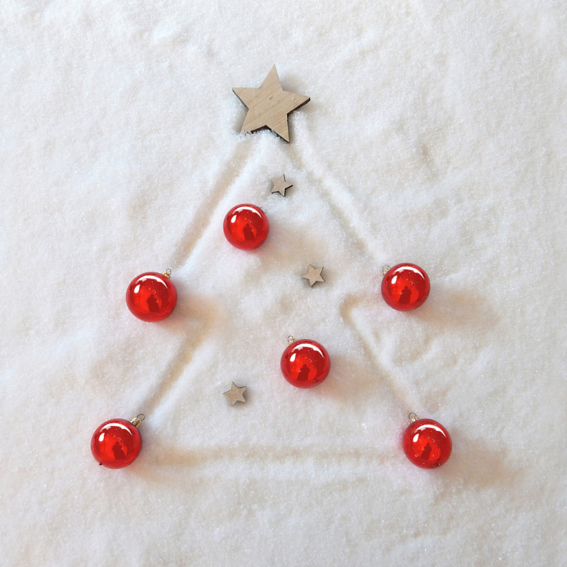 Zakelijke kerst sneeuwboom - Zakelijke kerstkaarten Zakelijke kerstkaarten - Zakelijke kerst sneeuwboom