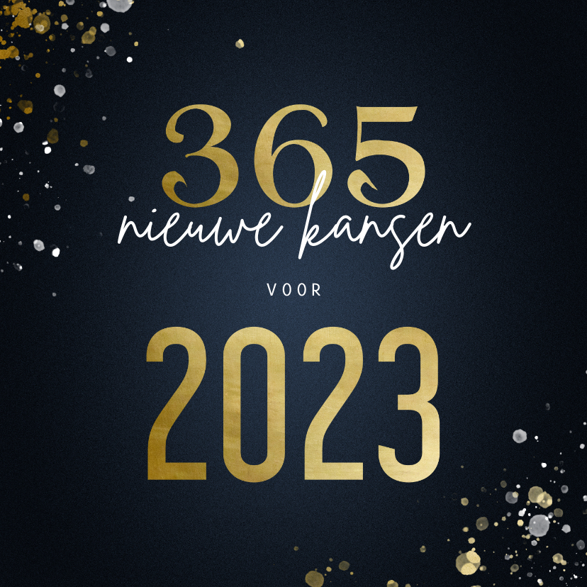 Zakelijke kerstkaart 365 nieuwe kansen voor 2022 stijlvol - Zakelijke kerstkaarten Zakelijke kerstkaarten - Zakelijke kerstkaart 365 nieuwe kansen voor 2022 stijlvol
