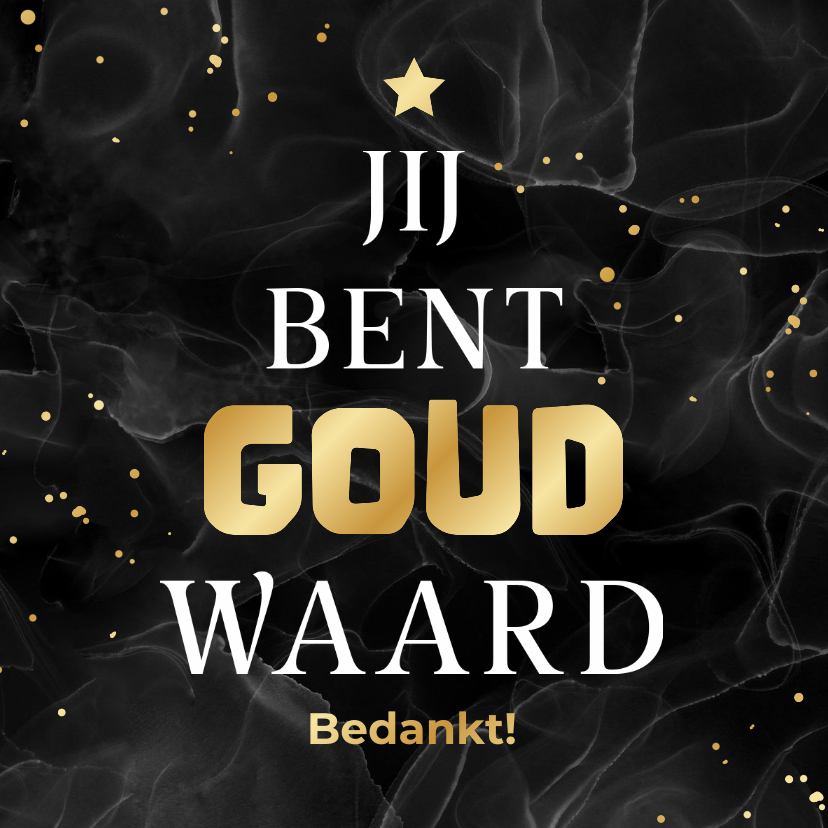 Zakelijke kerstkaart bedankt goud waard kerstboom marmer - Zakelijke kerstkaarten Zakelijke kerstkaarten - Zakelijke kerstkaart bedankt goud waard kerstboom marmer