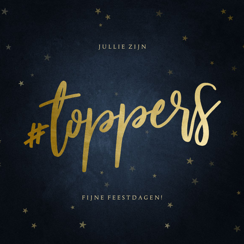 Zakelijke kerstkaart bedankt hashtag toppers - Zakelijke kerstkaarten Zakelijke kerstkaarten - Zakelijke kerstkaart bedankt hashtag toppers