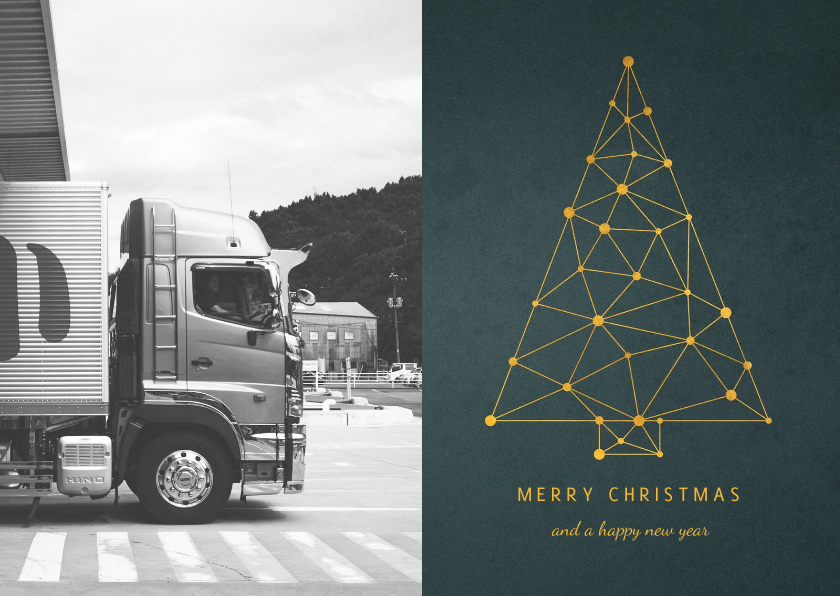 Zakelijke kerstkaart connectie kerstboom verbinding - Zakelijke kerstkaarten Zakelijke kerstkaarten - Zakelijke kerstkaart connectie kerstboom verbinding