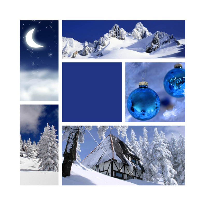Zakelijke kerstkaart Donkerblauw - Zakelijke kerstkaarten Zakelijke kerstkaarten - Zakelijke kerstkaart Donkerblauw