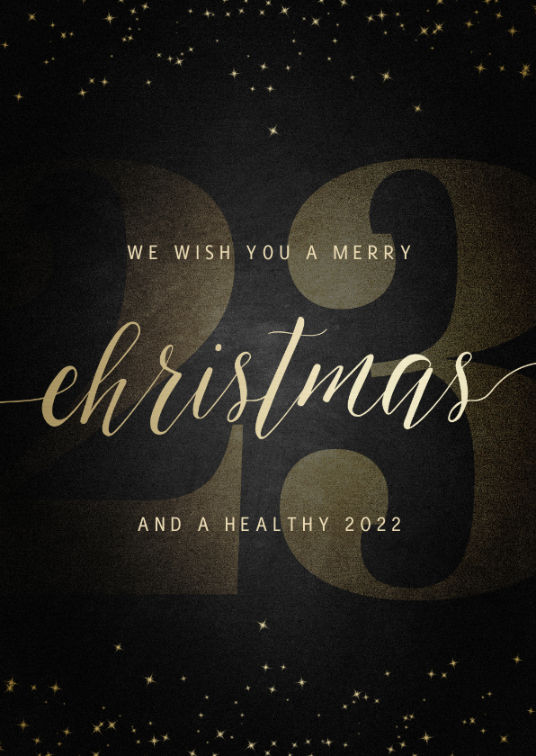 Zakelijke kerstkaart grote 22 met handgeschreven christmas - Zakelijke kerstkaarten Zakelijke kerstkaarten - Zakelijke kerstkaart grote 22 met handgeschreven christmas