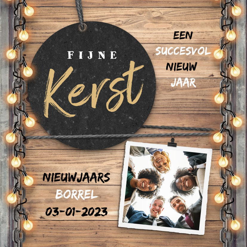 Zakelijke kerstkaart industrieel lampjes foto's - Zakelijke kerstkaarten Zakelijke kerstkaarten - Zakelijke kerstkaart industrieel lampjes foto's