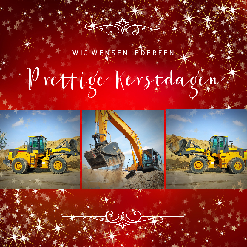 Zakelijke kerstkaart met een rode sfeervolle achtergrond - Zakelijke kerstkaarten Zakelijke kerstkaarten - Zakelijke kerstkaart met een rode sfeervolle achtergrond