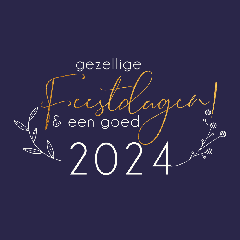 Zakelijke kerstkaart nightblue - Zakelijke kerstkaarten Zakelijke kerstkaarten - Zakelijke kerstkaart nightblue