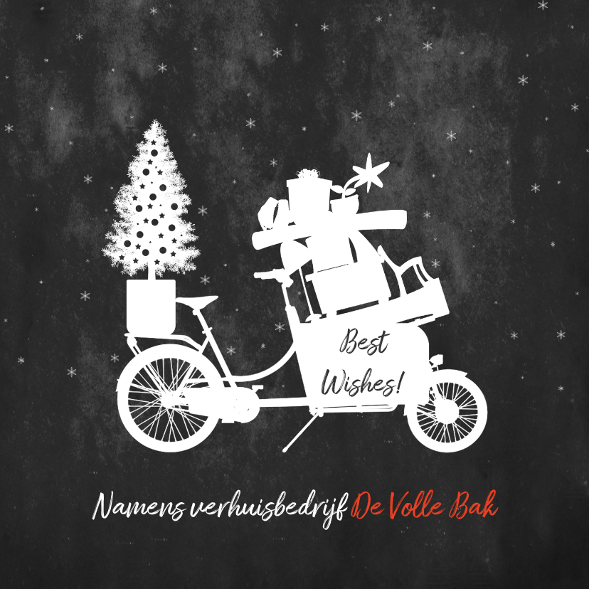 Zakelijke kerstkaart transport verhuizen en bezorgen - Zakelijke kerstkaarten Zakelijke kerstkaarten - Zakelijke kerstkaart transport verhuizen en bezorgen