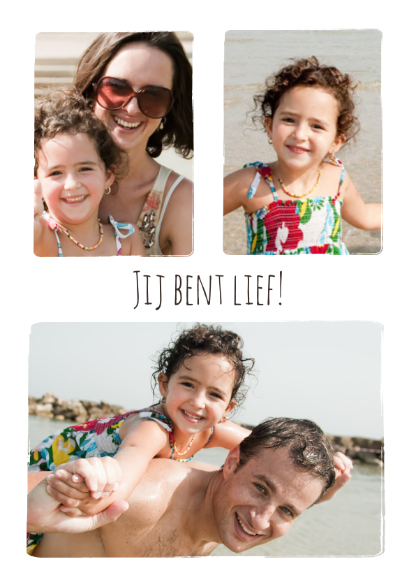 Collage Jij bent Lief! - BK - Zomaar kaarten Zomaar kaarten - Collage Jij bent Lief! - BK