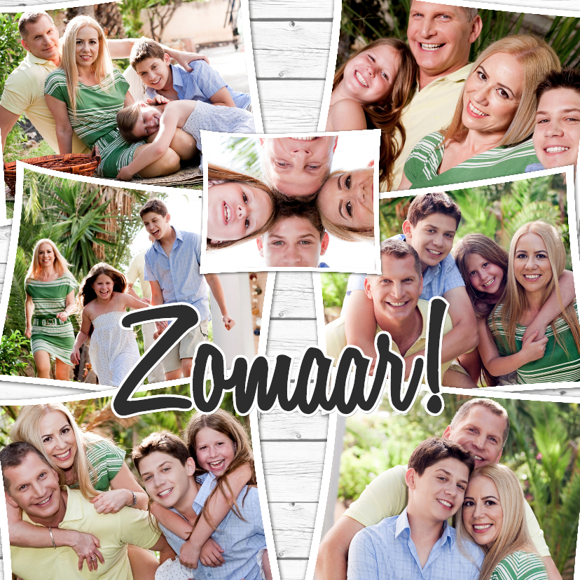 Collage Zomaar - BK - Zomaar kaarten Zomaar kaarten - Collage Zomaar - BK