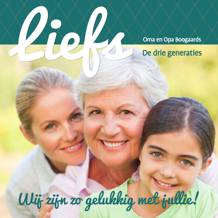 Foto 4kant Liefs - BK - Zomaar kaarten Zomaar kaarten - Foto 4kant Liefs - BK
