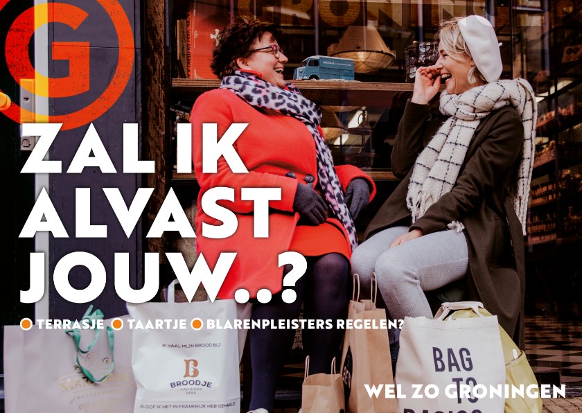 Groningen: kom shoppen - Zomaar kaarten Zomaar kaarten - Groningen: kom shoppen
