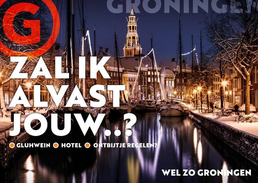 Groningen: wintercity - Zomaar kaarten Zomaar kaarten - Groningen: wintercity