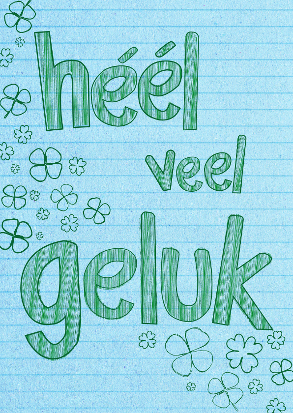heel veel geluk succes -BF - Zomaar kaarten Zomaar kaarten - heel veel geluk succes -BF