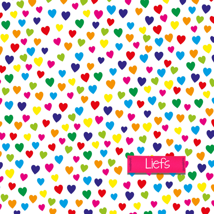 liefs hartjes hart mini -BF - Zomaar kaarten Zomaar kaarten - liefs hartjes hart mini -BF