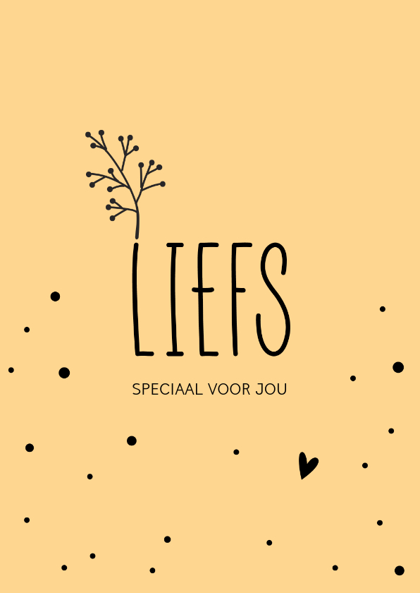Liefs, speciaal voor jou - pastel - Zomaar kaarten Zomaar kaarten - Liefs, speciaal voor jou - pastel