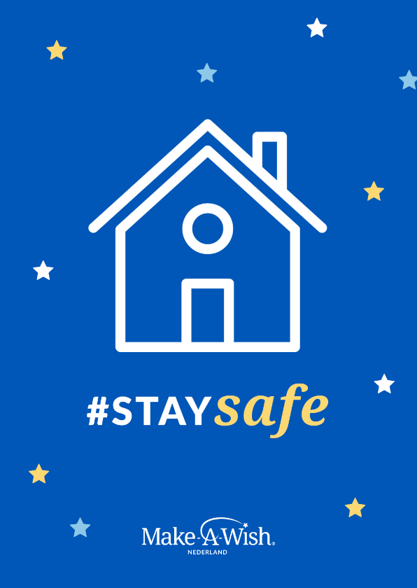 Make-A-Wish kaart staysafe - Zomaar kaarten Zomaar kaarten - Make-A-Wish kaart staysafe