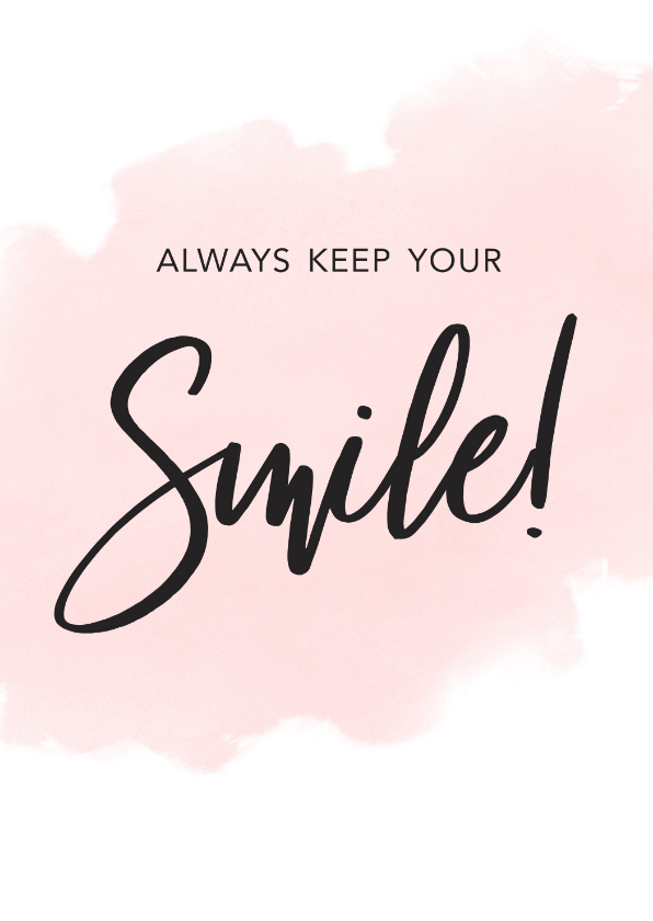 Make-A-Wish zomaar kaart always keep your smile - Zomaar kaarten Zomaar kaarten - Make-A-Wish zomaar kaart always keep your smile