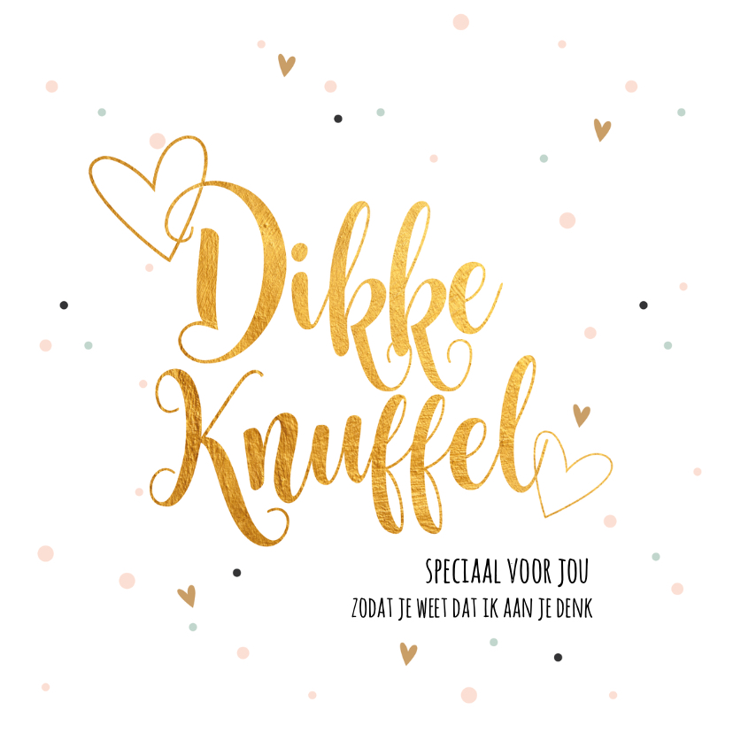 Speciaal voor jou een knuffel - Zomaar kaarten Zomaar kaarten - Speciaal voor jou een knuffel