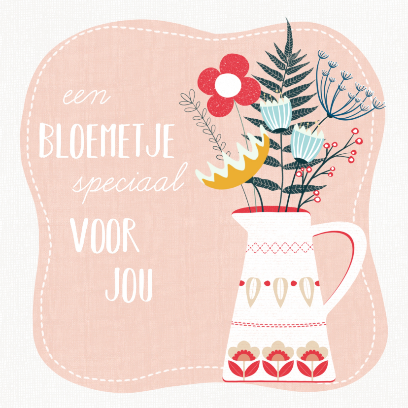 Zomaar - Een bloemetje speciaal voor jou - Zomaar kaarten Zomaar kaarten - Zomaar - Een bloemetje speciaal voor jou