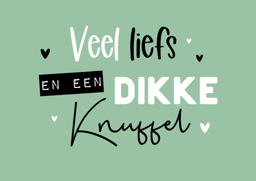 Zomaar kaart veel liefs dikke knuffel met hartjes en foto's - Zomaar kaarten Zomaar kaarten - Zomaar kaart veel liefs dikke knuffel met hartjes en foto's
