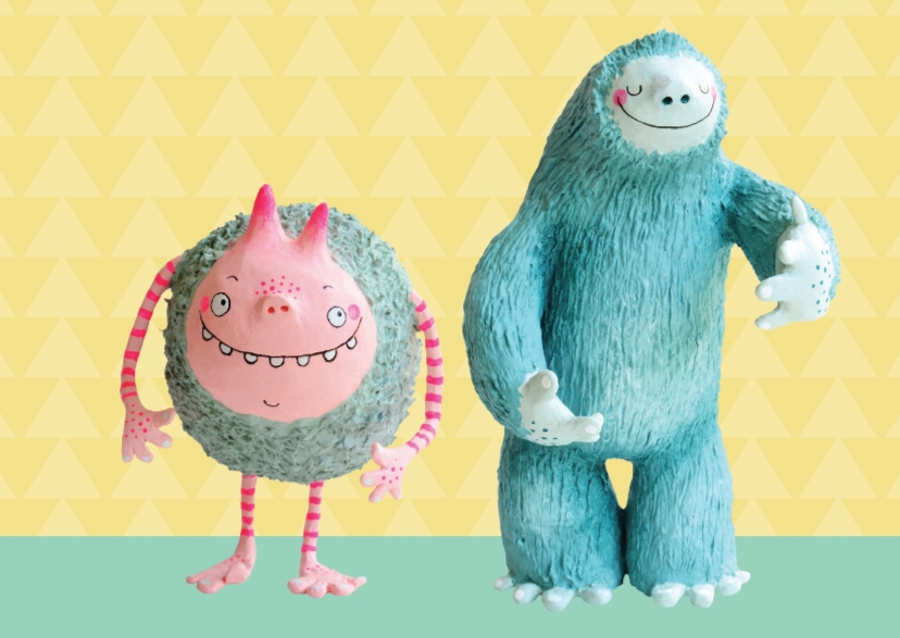 Zomaar Twee monsters - Zomaar kaarten Zomaar kaarten - Zomaar Twee monsters